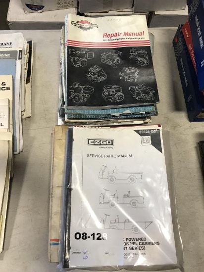 Parts & Services Manuals, Qty 33