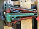 Ridgid & Urrea Adjustable Pipe Wrenches