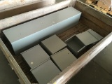 Steel Storage Boxes, Qty 6