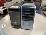 HP & Dell Desktop Computers Qty 2