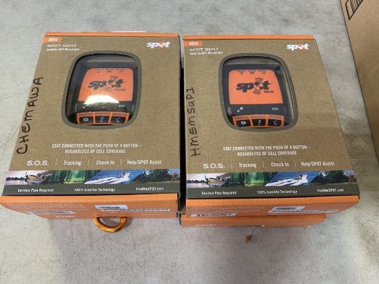 SPOT Gen3 Satellite GPS Messengers, Qty4