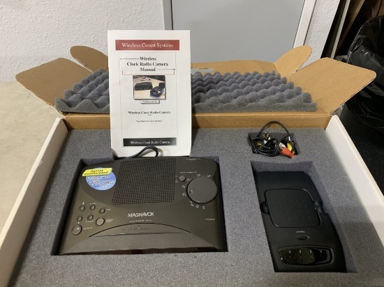 Magnavox Wireless Clock Radio Camera