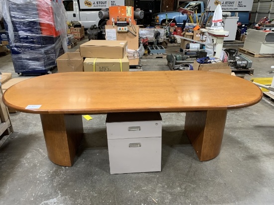 Conference Table & Filing Cabinet
