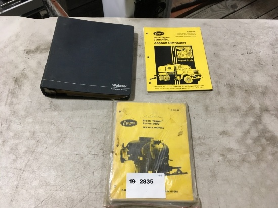 Etnyre Asphalt Topper Service Manuals