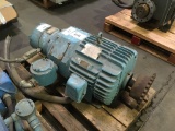 GE 15 HP Electric Motor w/Stearns Brake