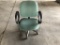 Green Rolling Office Chairs Qty 4