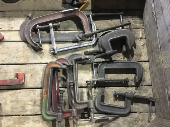Adjustable C-Clamps Qty 10