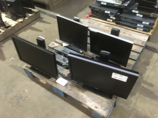 Dell Monitors, Qty. 4