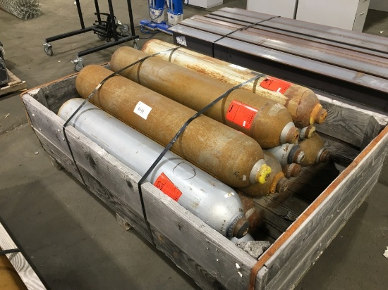 Decommissioned Gas Cylinders, Qty. 12