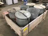 Trash Cans, Qty. 6