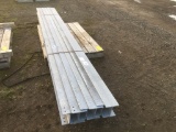 Galvanized I Beams, Qty. 6