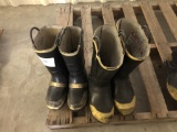 Rubber Fireman Boots Qty 2 Pair