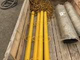 Safety Pylons w/ Rope, Qty. 4
