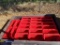 Uline Red Storage Bins, Qty. 22