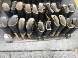 Fire Fighting Rubber Boots, Qty. 10