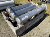 Stainless Steel Pipes, Qty. 6