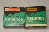 Vintage Red Head & Wards Hawthorne Reliance Shot Shells 16 Gauge
