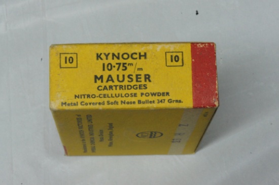 Kynoch 10.75 Mauser Ammo