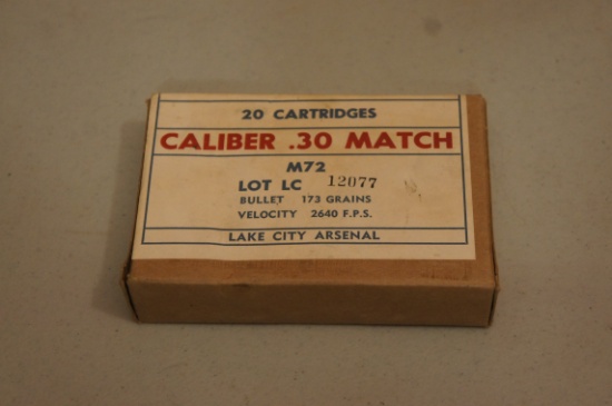 30 caliber MATCH M72 (30-06)