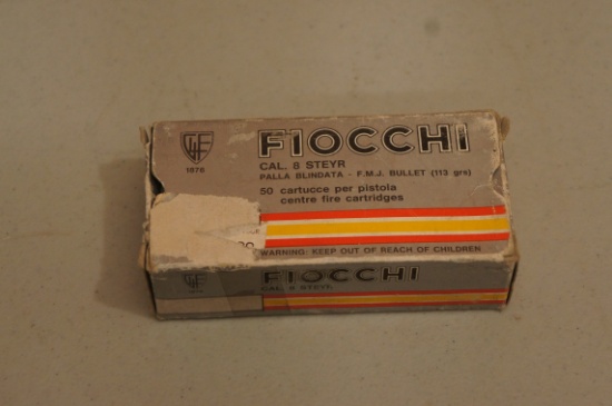 Fiocchi 8mm Steyr (pistol)