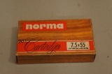 Norma 7.5 x 55 Swiss (partial box + brass)