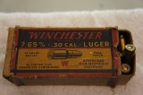 Vintage Winchester 7.62mm (30 cal) Luger