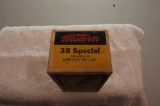 Vintage Western 38 speckial ammo box