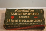 Vintage - Remington 38 Special Targetmaster Kleanbore