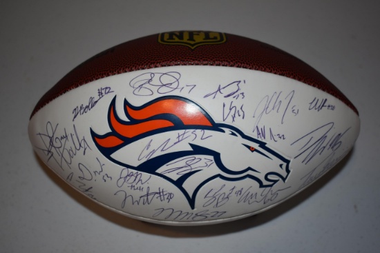 Denver Broncos Signed Team Ball, Donated By: Andy Janovich