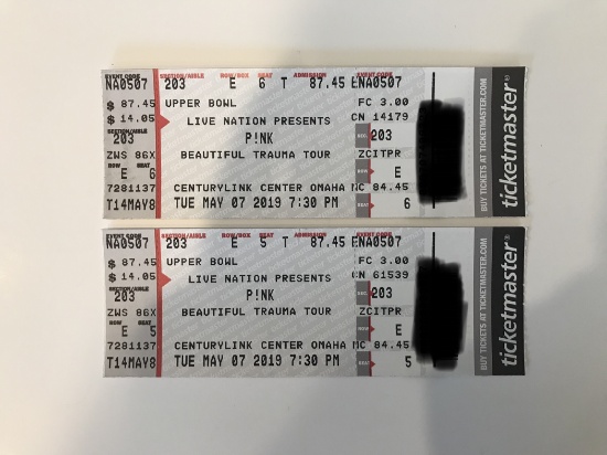 P!NK-Beautiful Trauma Tour Tickets