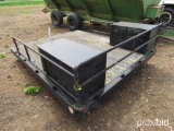 9' Flatbed w/Tool Boxes