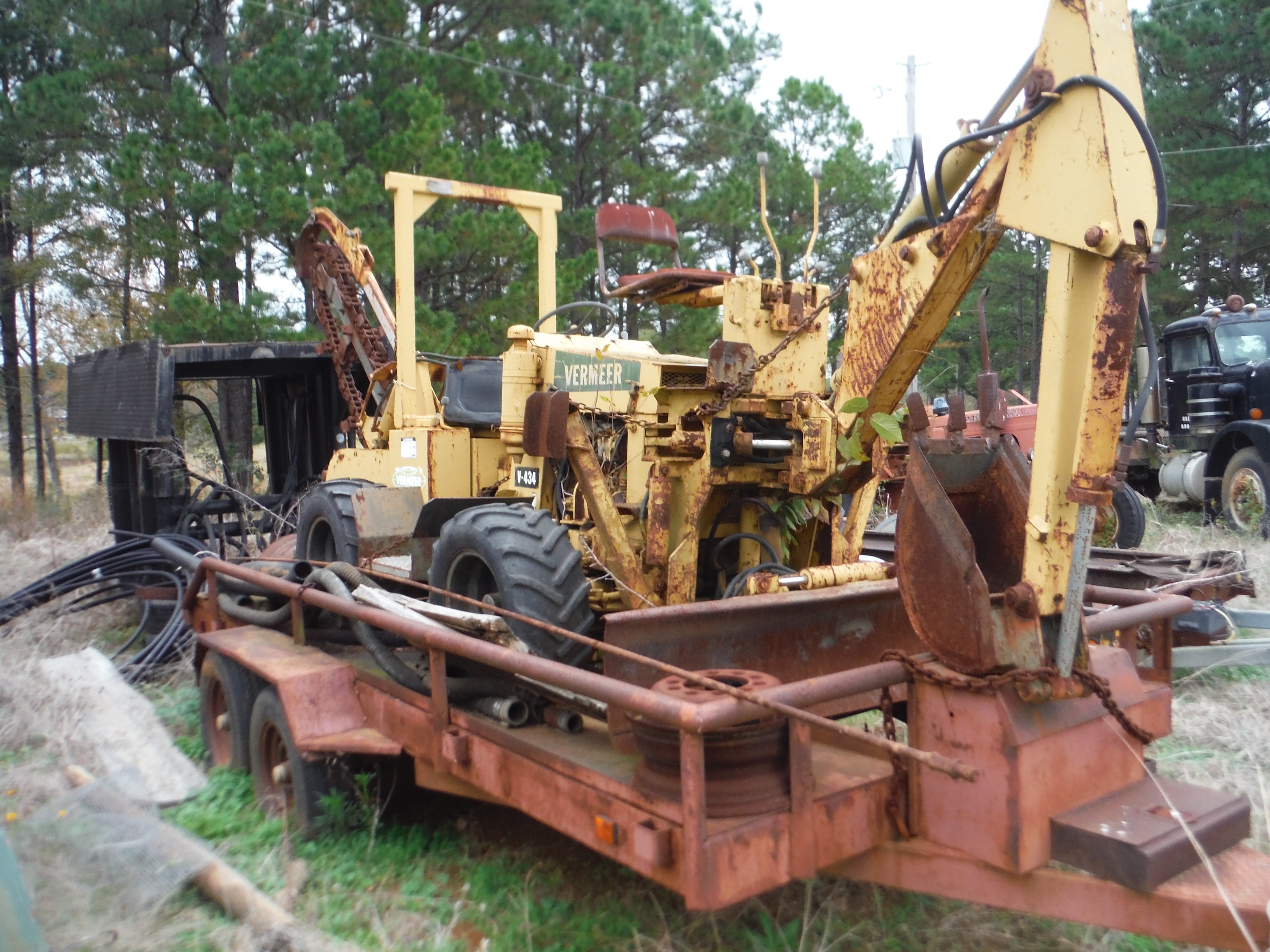 Vermeer V434 Trencher with Backhoe | Proxibid