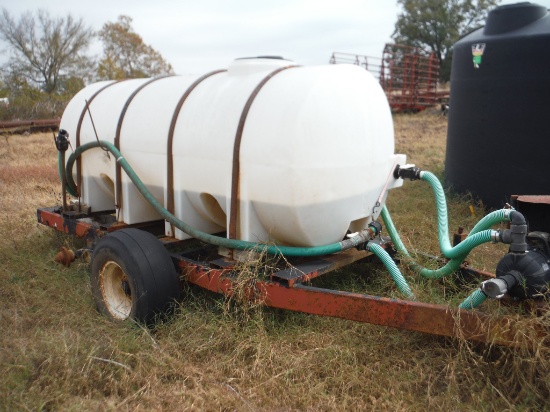 1000 Wylie Spray Tank Trailer with Pump