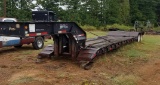 2000 Wallace 35 Ton RGN Lowboy.