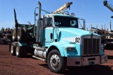 1987 Kenworth T800 Log Truck&1988 Miller Log Trailer