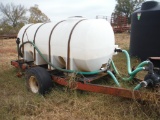 1000 Wylie Spray Tank Trailer with Pump