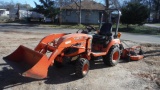 Kubota BX2660 Tractor with Loader and Rear Deck Mower