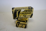 2 Boxes VINTAGE Superior Cartridges 22 Short Non-Corrosive Fast Flight
