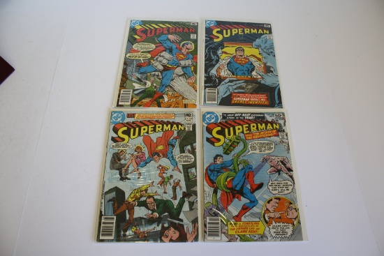 Superman DC Comic Issues Lot of 4