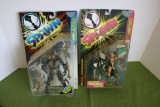 COSMIC ANGELA and CURSE OF THE SPAWN- Lot of 2-  SPAWN- Todd McFarlane's- Ultra Action Figures-