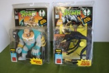OVERTKILL and VIOLATOR- Lot of 2-  Limited Edition -SPAWN- Todd McFarlane's- Ultra Action Figures-