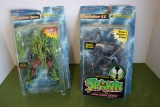 VIOLATOR II and EXO-SKELETON SPAWN- Lot of 2- SPAWN- Todd McFarlane's- Ultra Action Figures-