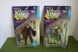 THE CONQUEROR and AL SIMMONS- Lot of 2- TOTAL CHAOS- Todd McFarlane's- Ultra Action Figures-