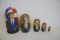 Presidential Wooden Nesting Dolls