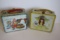 Lot of 2 Junior MIss Metal Lunchboxes