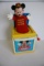 1987 Mattel Mickey Mouse Jack-in-the-Box Toy
