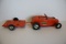 Nylint Toys Orange Hot Rod Racer Car with Flat Bed