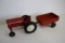 Ertl International Harvester Tractor with Utility Trailer