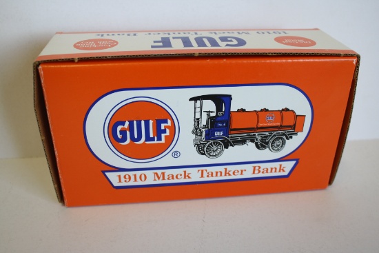 GULF 1910 Mack Tanker Bank- Ertl