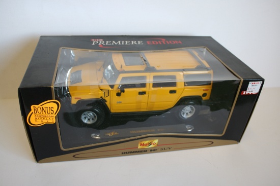 Maisto Hummer H2 SUV 1:18 Scale Premiere Edition